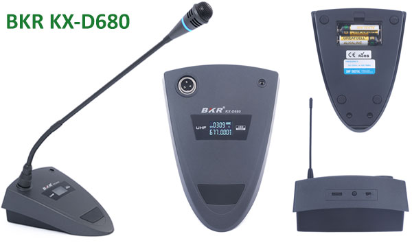 Mikrofon konferencyjny bezprzewodowy pulpitowy BKR KX-D680
